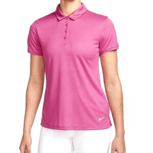 Nike Women's Pink Polo Shirt